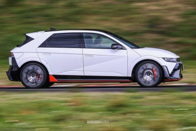 Hyundai Ioniq 5 N test in pista all'Isam di Anagni