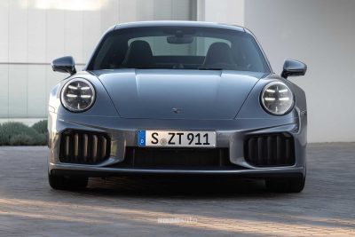 Nuova Porsche 911 Turbo S frontale