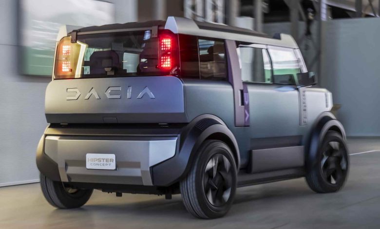 La Hipster Dacia Concept car è un prototipo di E-Car