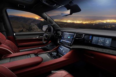 Jeep Grand Wagoneer 2026 plancia abitacolo