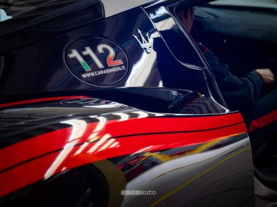 Maserati McPura dei Carabinieri logo112