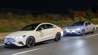 Test autonomia Mercedes CLA sul GRA di Roma