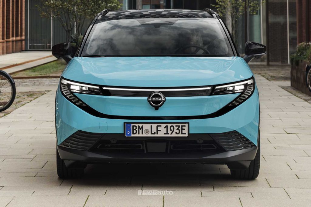 Nuova Nissan Leaf frontale