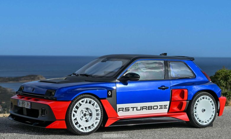 Renault 5 Turbo 3E anteriore 3/4
