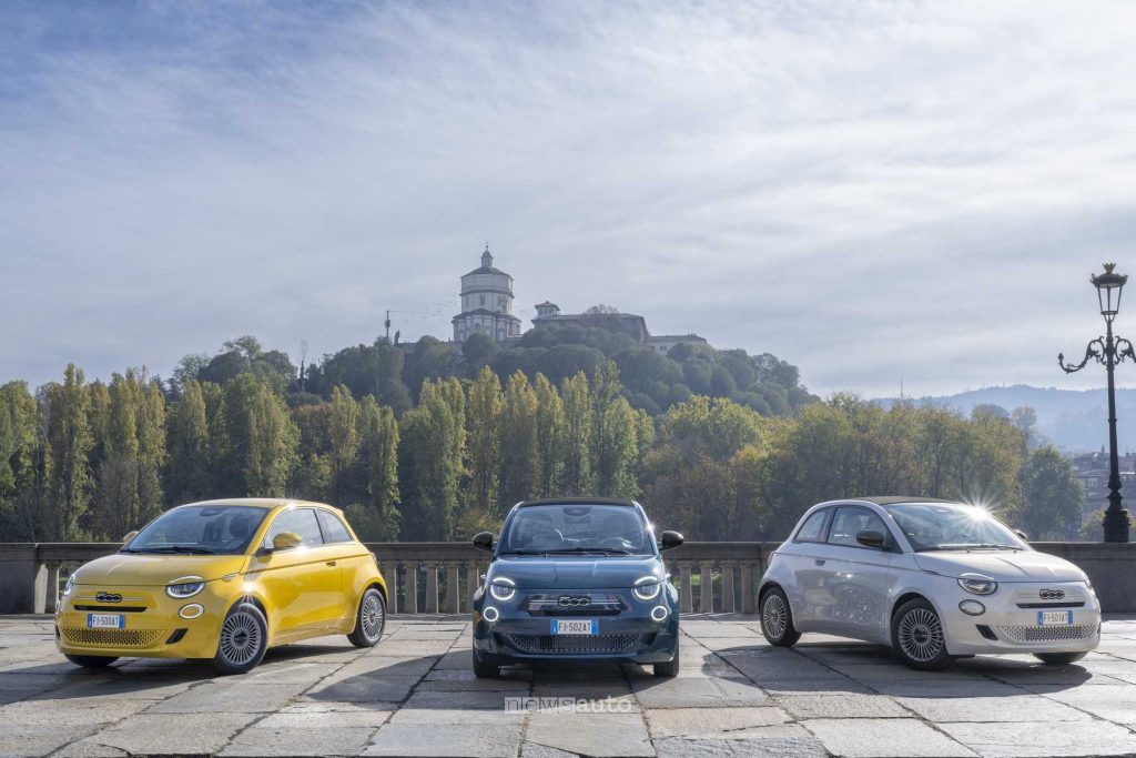 Gamma nuova Fiat 500 Hybrid