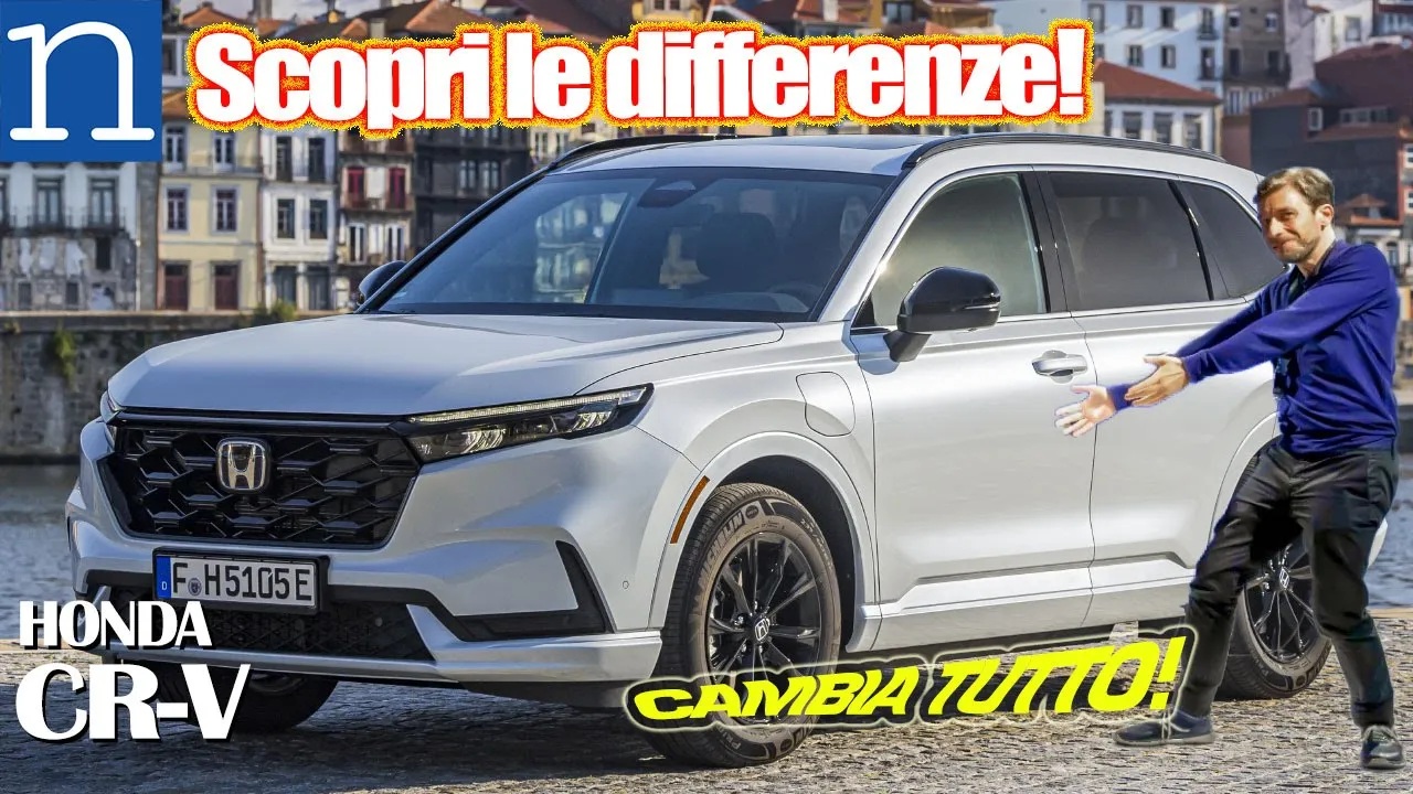 Honda CR-V PHEV video prova