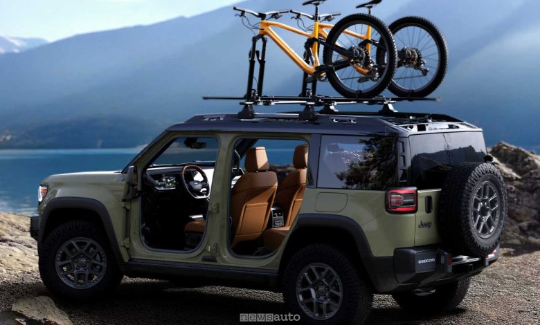 Nuova Jeep Recon Moab posteriore 3/4