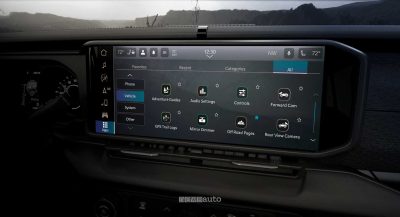 Nuova Jeep Wrangler Rubicon 2026 display infotainment