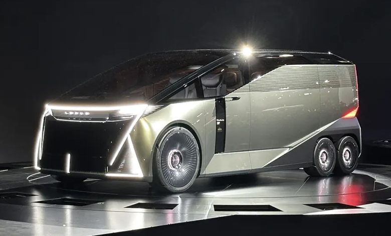 Perché il santuario personale Lexus LS Concept ha sei ruote ap