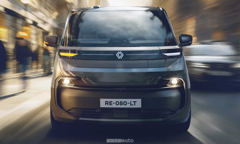 Renault Trafic Van E-Tech Electric frontale