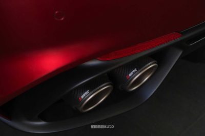 Alfa Romeo Giulia Quadrifoglio Collezione scarico posteriore Akrapovic