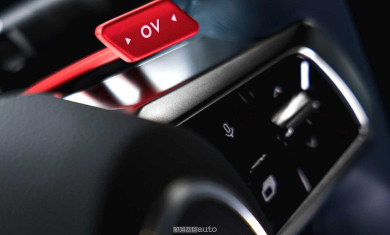 Alpine A390 GT pulsante rosso OV per Overtake