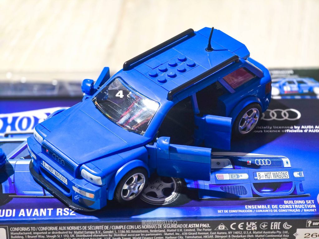 Mattel Brick Shop Audi RS2 parti apribili