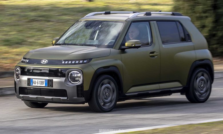 Hyundai Inster Cross test su strada