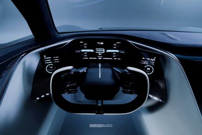 Lexus LFA Concept volante, posto di guida