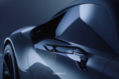 Lexus LFA Concept dettagli dello specchietto