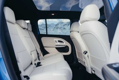 Nuova Mercedes GLB 250+ sedili posteriori