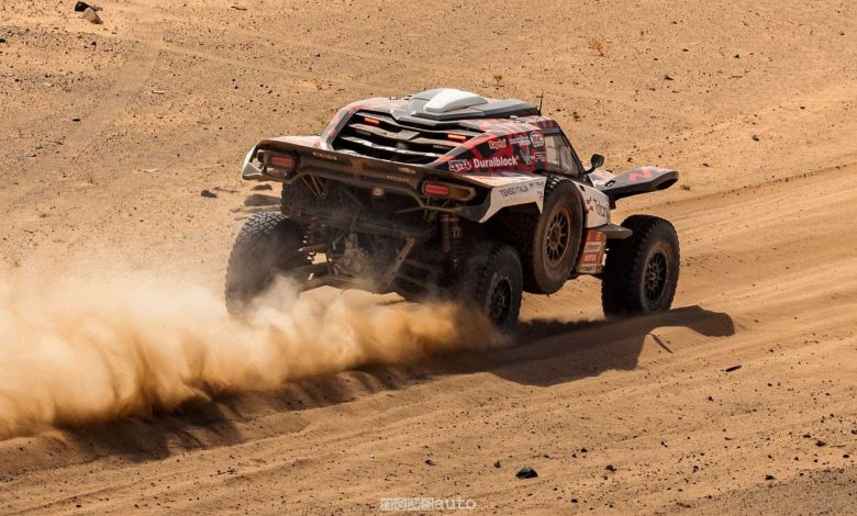 Il buggy MonnaLisa dei fratelli Totani in azione nella Tappa 12 della Dakar 2026