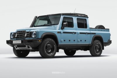 Ineos Grenadier Quartermaster pick-up anteriore 3/4