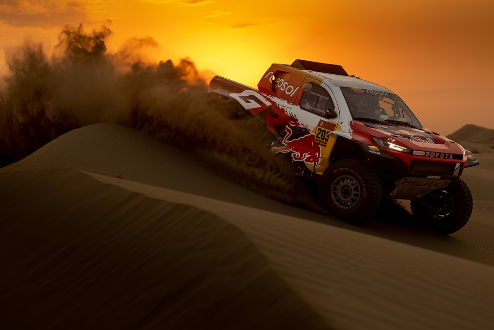 Dakar 2026 Prologo Toyota Gazoo Racing, Seth Quintero e Andrew Short su Toyota Hilux GR T1+ durante il Prologo della Dakar 2026