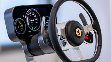 Ferrari Luce volante, display quadro strumenti