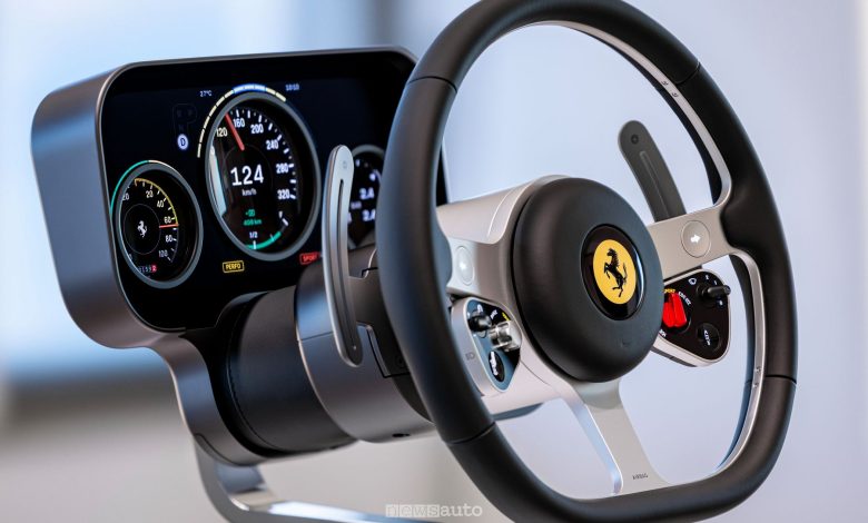 Ferrari Luce volante, display quadro strumenti
