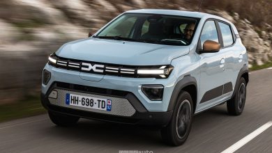 Nuova Dacia Spring Extreme su strada
