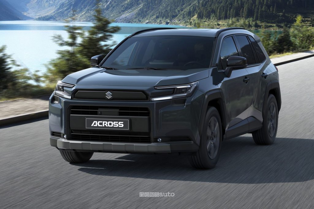 Nuova Suzuki Across Plug-In su strada