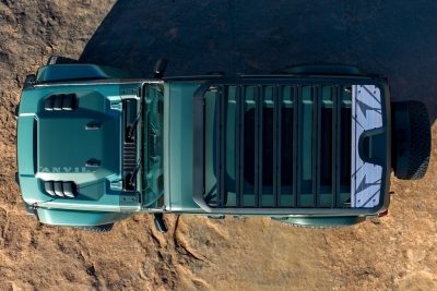 Jeep Wrangler Anvil 715 Concept vista dall'alto