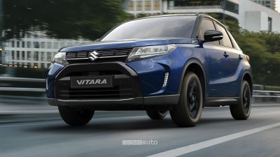 Suzuki Vitara Hybrid Kuro su strada