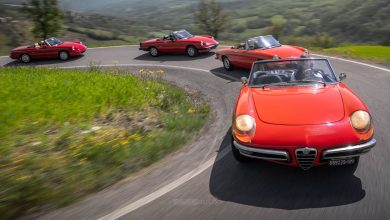 Quattro generazioni di Alfa Romeo Duetto