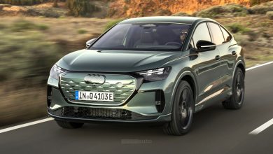 Audi Q4 e-tron Sportback su strada