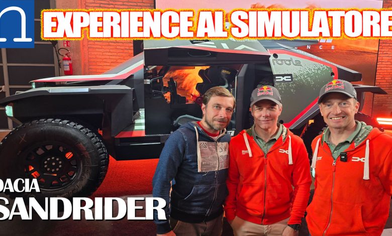 Dacia Sandrider Experience video simulatore