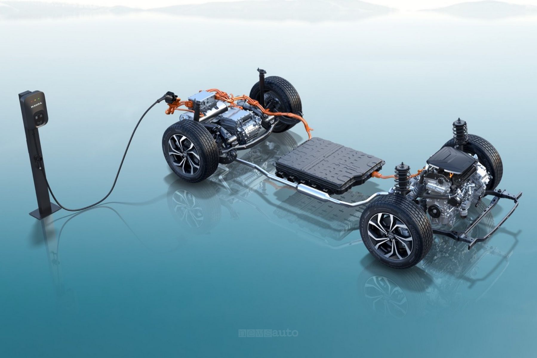 GWM piattaforma, powertrain ibrido plug-in