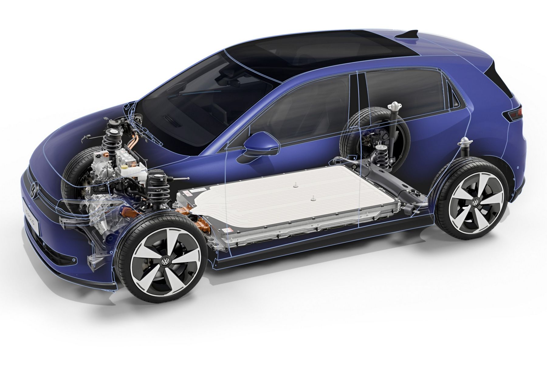 Nuova Volkswagen ID. Polo powertrain e batteria