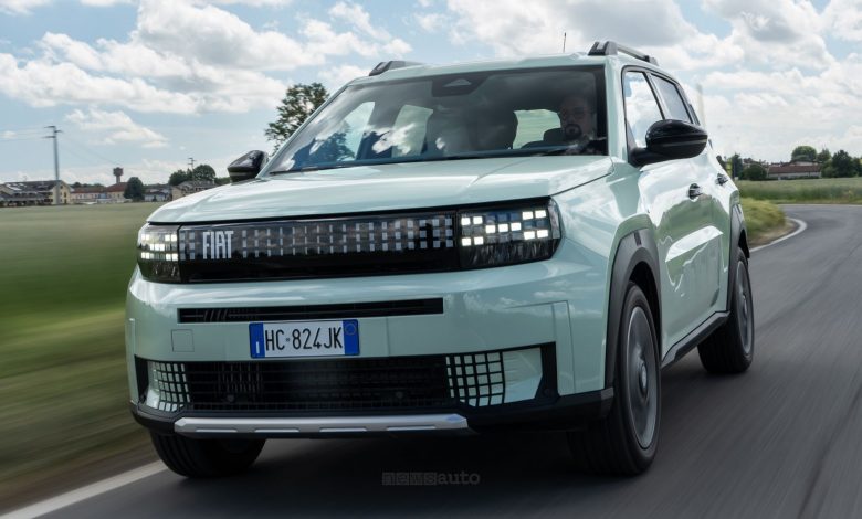 Fiat Grande Panda Turbo 100 su strada