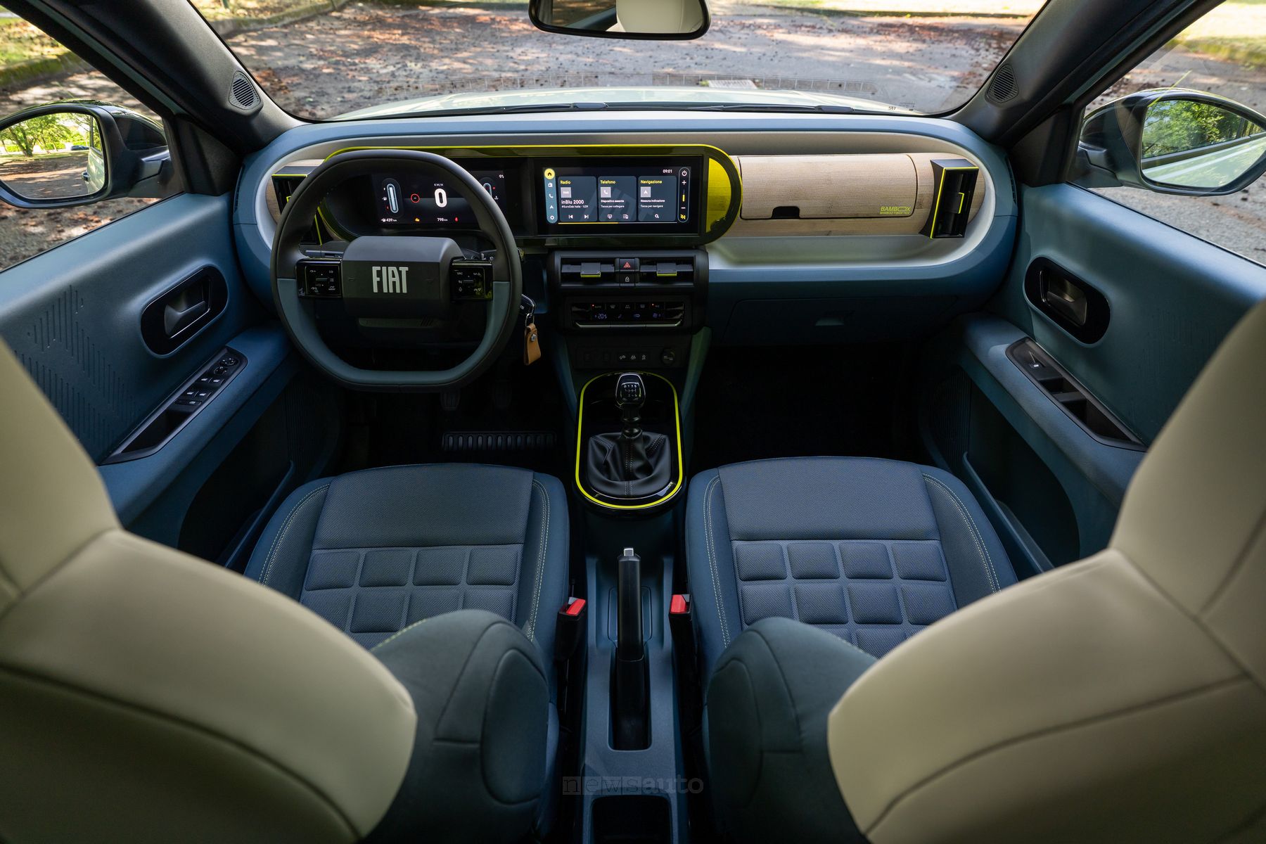 Fiat Grande Panda Turbo 100 plancia abitacolo
