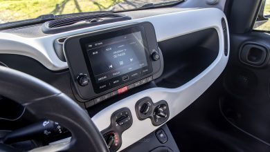 Radio FM e DAB+ display Fiat Panda