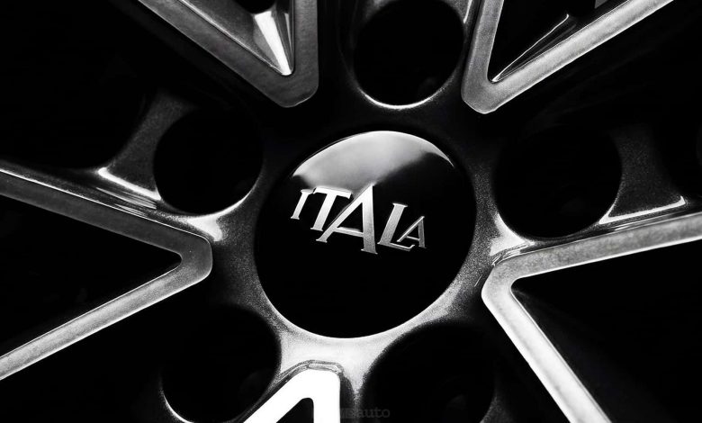 Itala 35 logo cerchio in lega