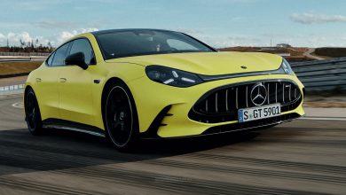 Mercedes-AMG GT 63 Coupé 4 in pista