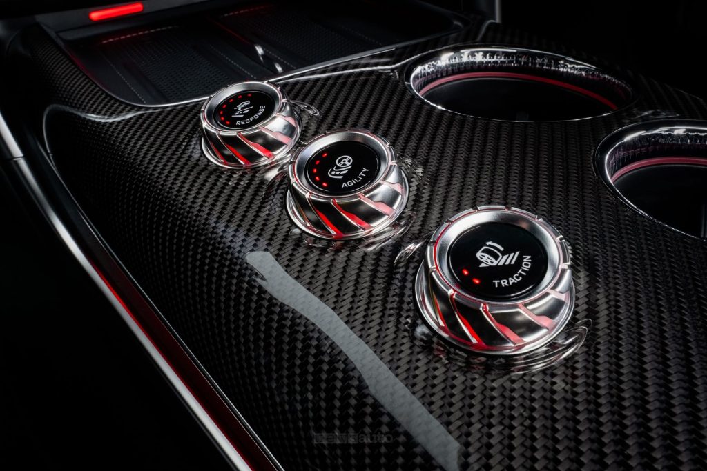 Mercedes-AMG GT 63 Coupé 4 manopola console centrale