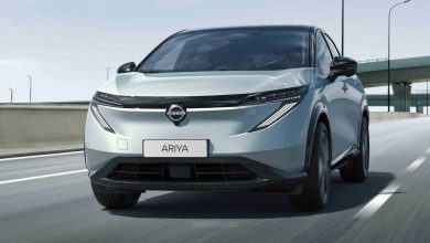 Nuova Nissan Ariya 2026 in movimento