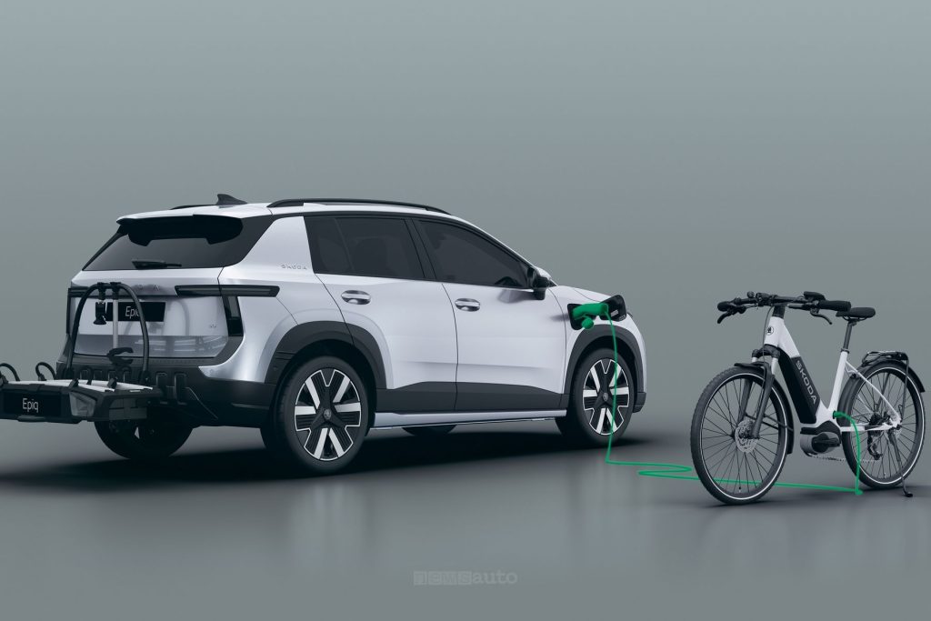 Skoda Epiq ricarica bidirezionale