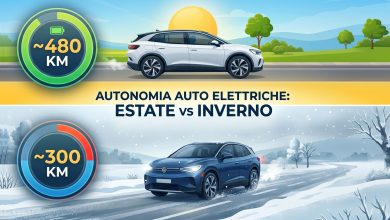 Variazione autonomia auto elettriche estate/inverno caldo/freddo
