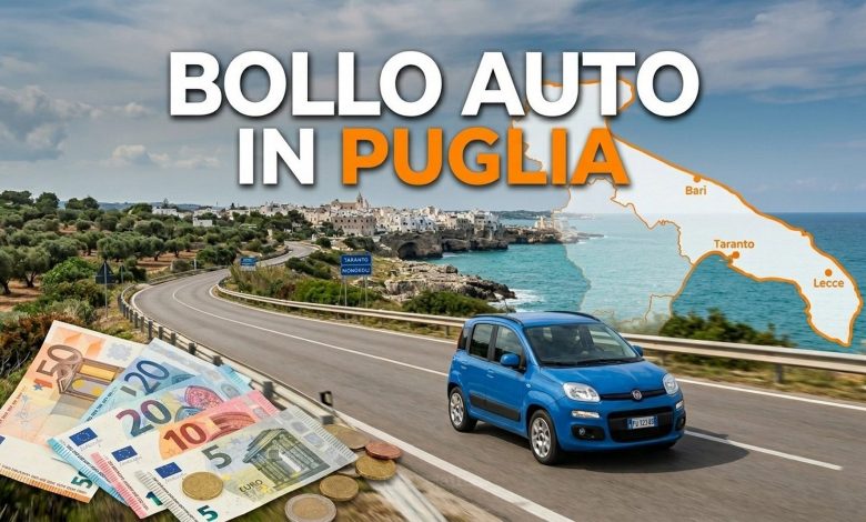 Bollo auto non pagato in Puglia