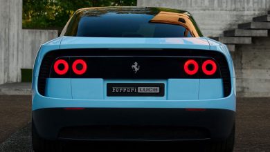 Ferrari Luce vista posteriore