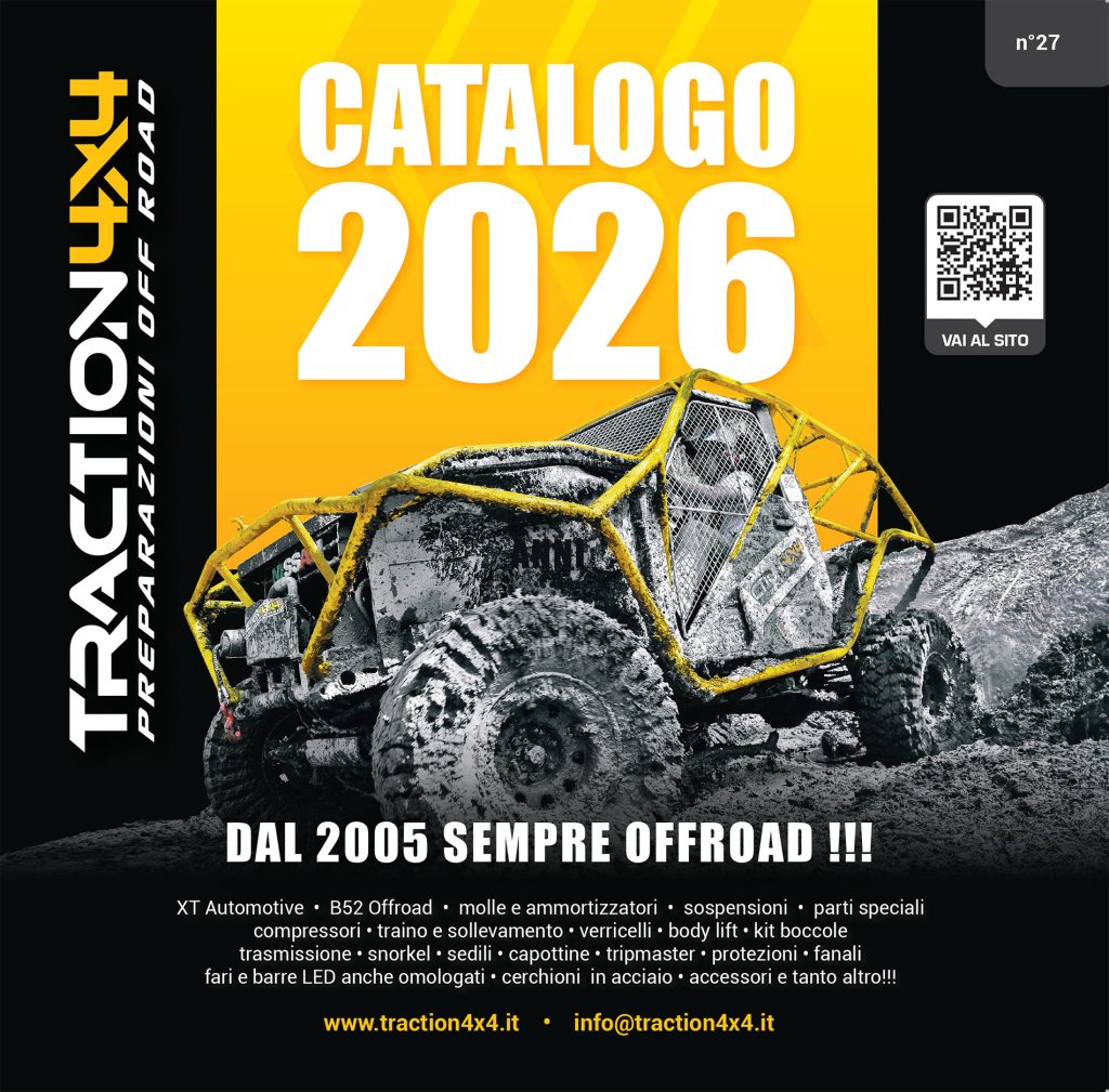 Il catalogo di Traction4x4 allegato al magazine ELABORARE 4x4 n°100 Luglio/Agosto 