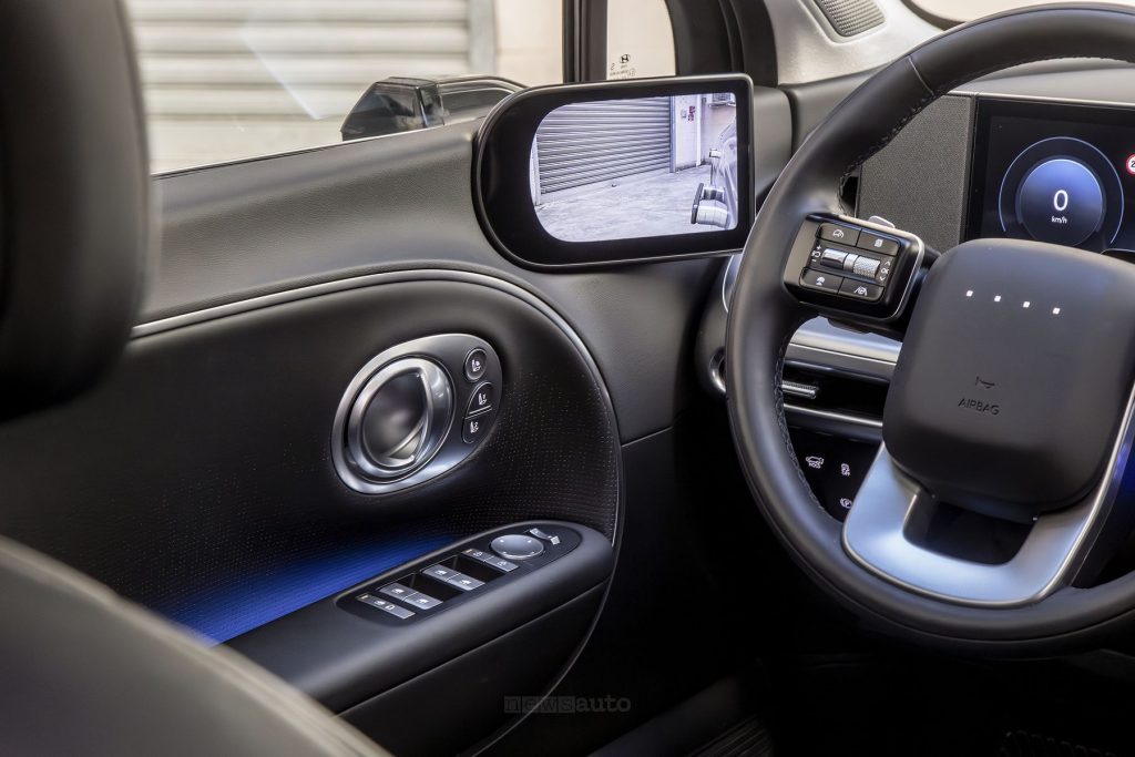 Hyundai Ioniq 9 immagini dello specchietto retrovisore digitale