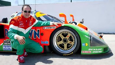 La Mazda 787B provata da Giovanni Mancini