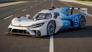 Toyota TR LH2 Racing Prototype anteriore 3/4